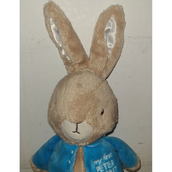 The World of Beatrix Potter PETER RABBIT Plush Toy Tan w/Blue Jacket 21" - Picture 4 of 8